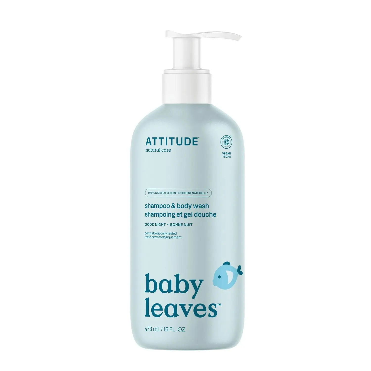 Attitude Baby Leaves Shampoo & Body Wash 473ml