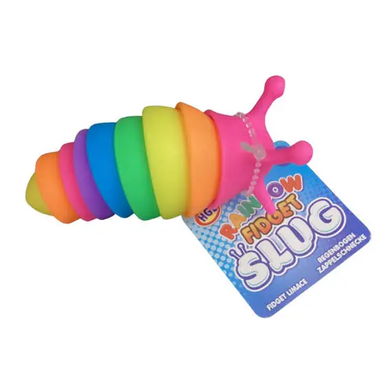 Mini Rainbow Fidget Slug