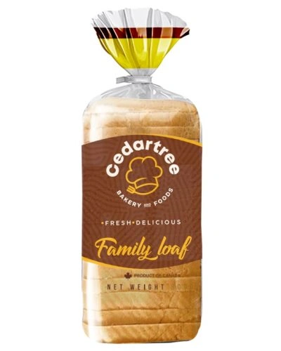 Cedartree Family Sliced Bread/Loaf