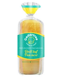 Cedartree Sweet Sliced Bread/Loaf