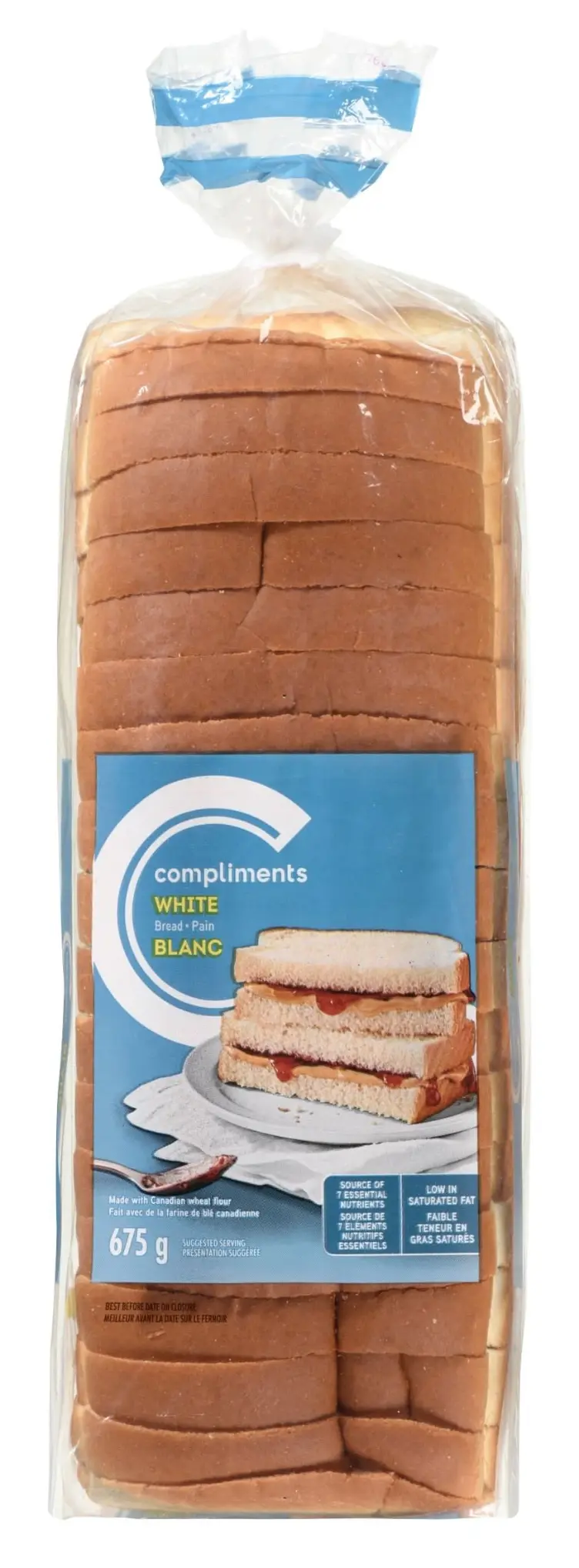 Compliment White Bread