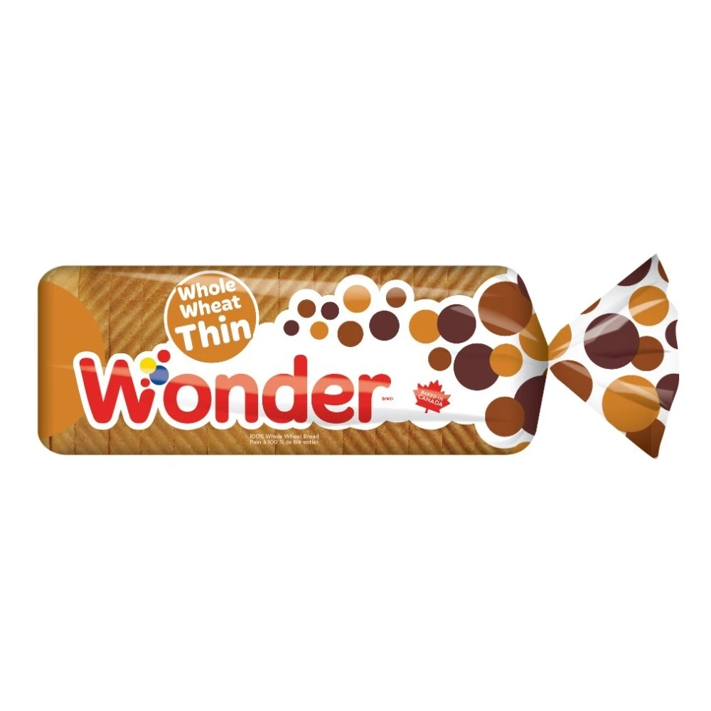 Wonder Brown Bread Thin 570g