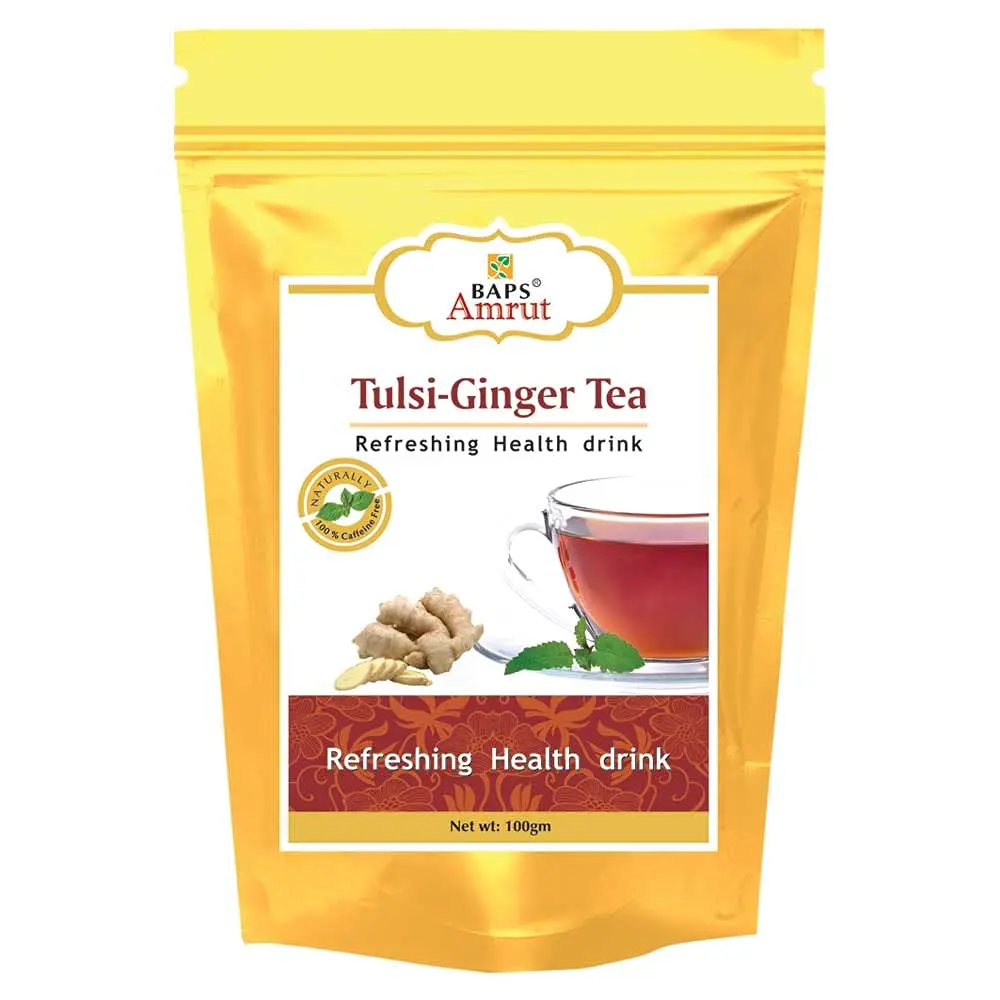 Baps Tulsi Ginger Tea 100G