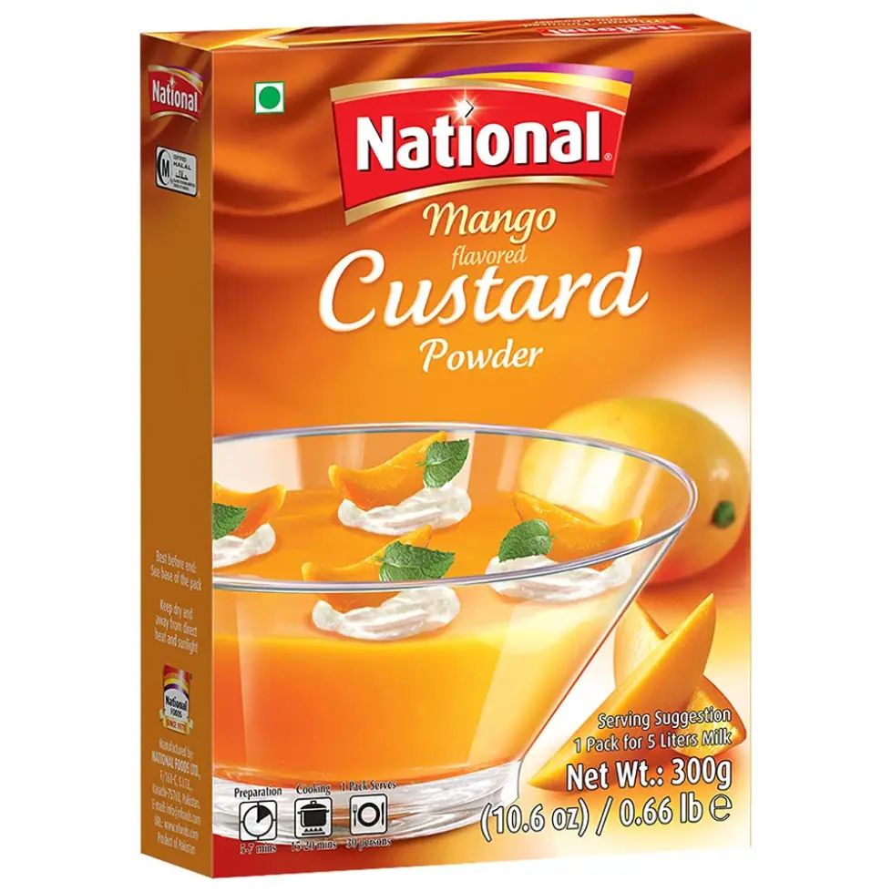 National Mango Flavour Custard Powder 300g