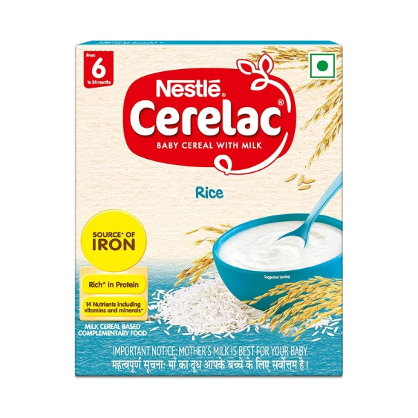 Nestle Cerelac Baby Cereal Rice Flavour