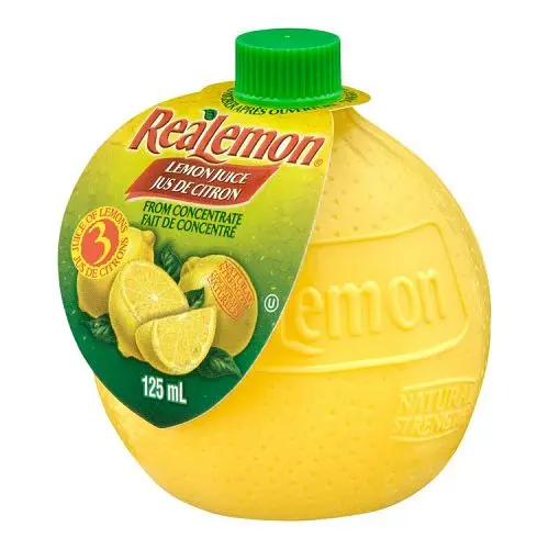 Realemon Lemon Juice From Concentrate 125ml