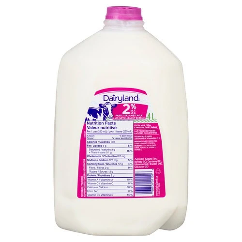 Dairyland 2% Milk 4L