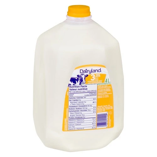 Dairyland 3.25% Milk 4L