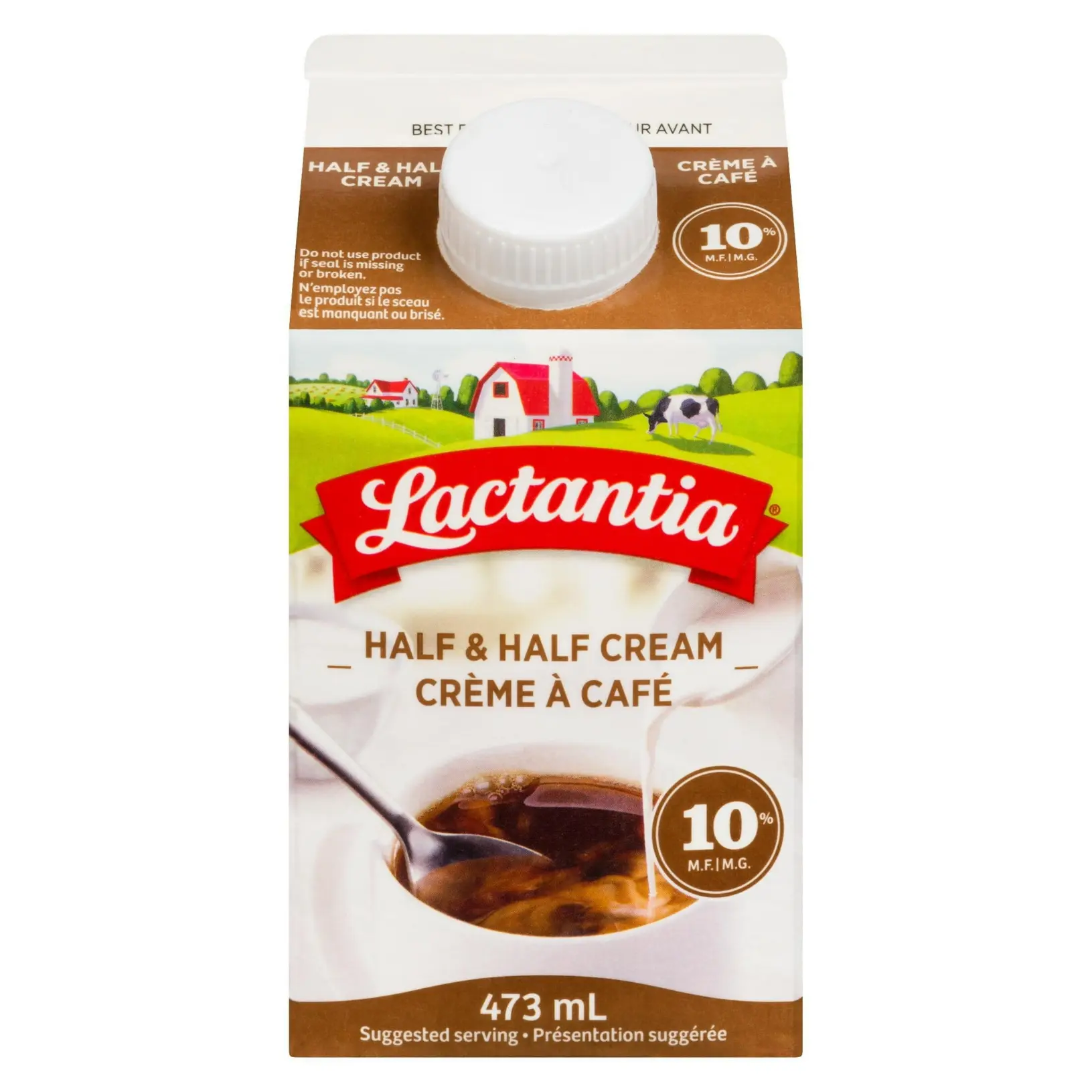 Lactantia 10% Half & Half Cream 473ml