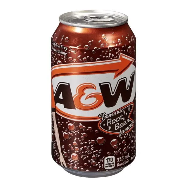 A & W Root Beer Can 355ml