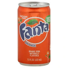 Fanta Orange Soda Can 222ml
