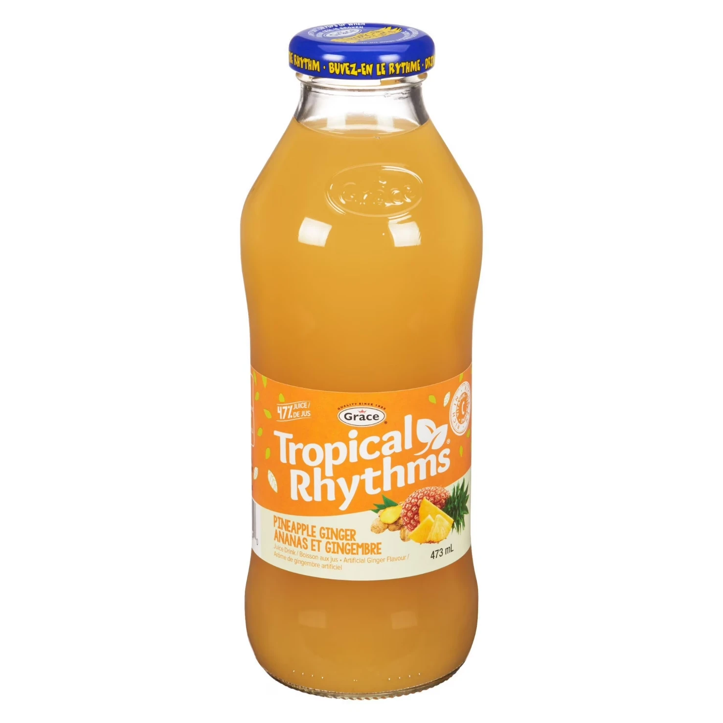 Grace Tropical Rhythms Pineapple Ginger Drink Bottle