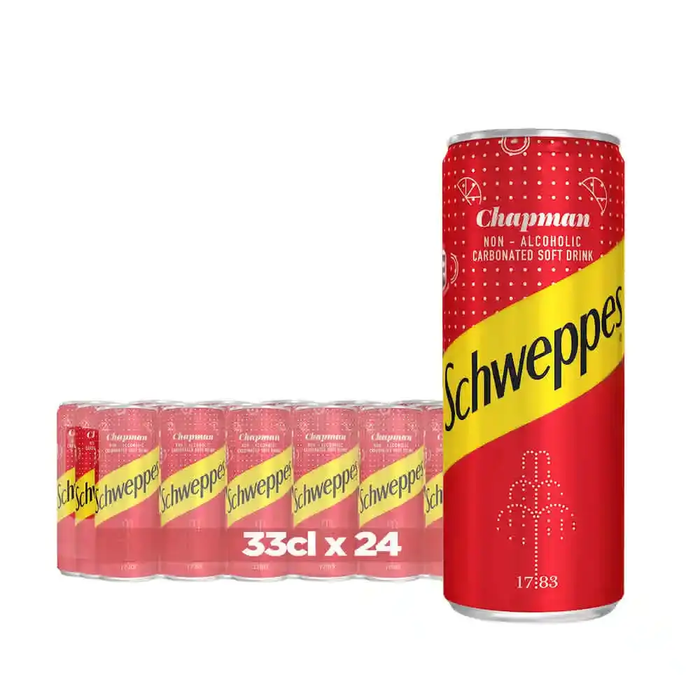 Schweppes Chapman Carbonated Drink - Pack (24)