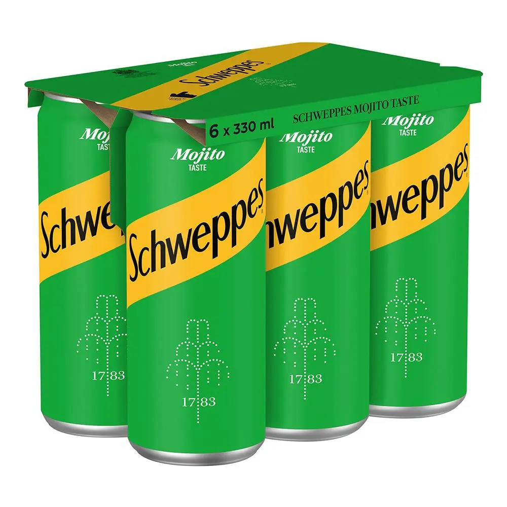 Schweppes Mojito Carbonated Drink - Pack (6)