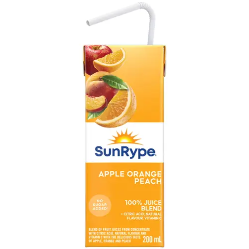 SunRype Apple Orange Peach Juice 200ml