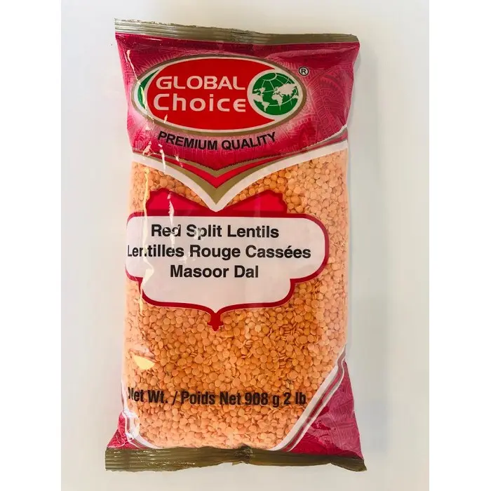 Global Choice Red Split Lentils 2lbs