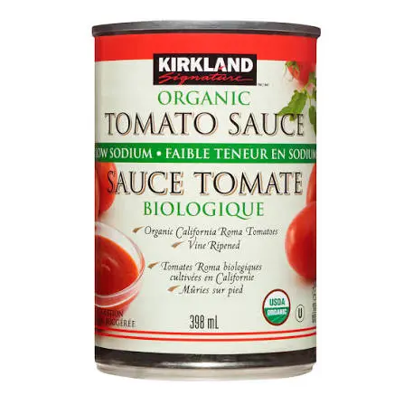 Kirkland Signature Organic Tomato Sauce 398ml