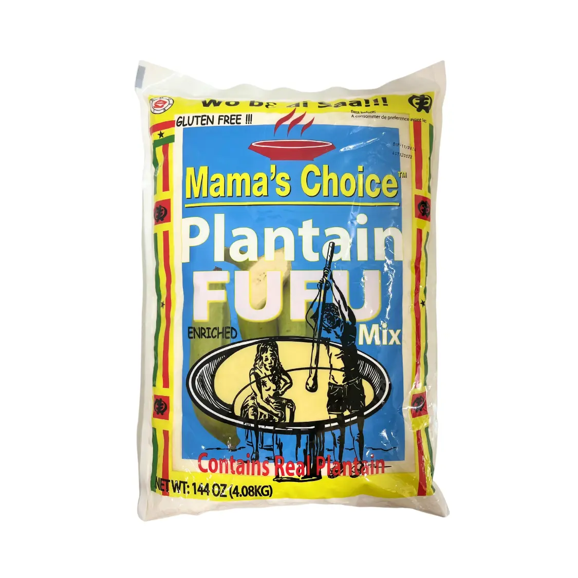 Mama's Choice Plantain Fufu 4.08kg