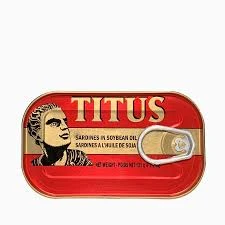 Titus Sardine in Soy Bean Oil 125g thumbnail 3