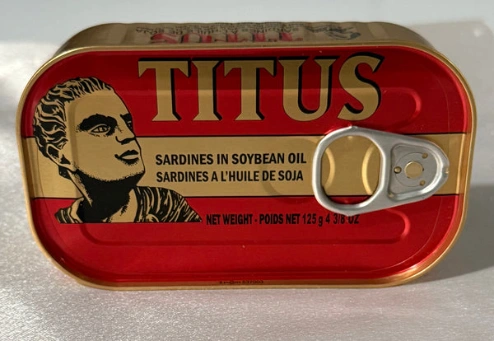 Titus Sardines in Soybean Oil 125g