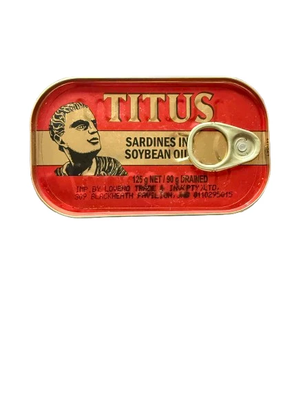 Titus Sardines In Soybean Oil 125g
