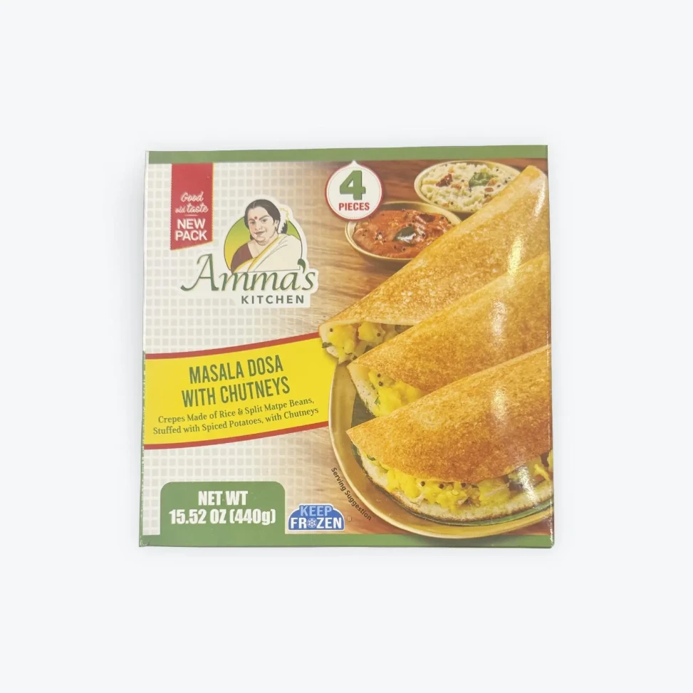 Amma's Kitchen Masala Dosa With Chutney