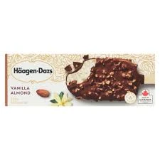 Haagen-Dazs Vanilla Almond Ice Cream Bars 88ml