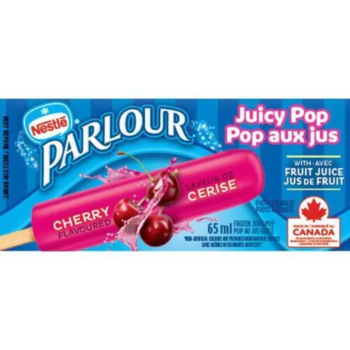 Nestle Parlour Juicy Pops Cherry Ice Cream