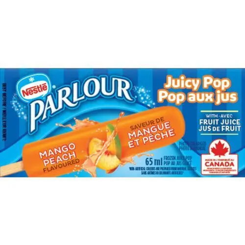 Nestle Parlour Juicy Pops Mango Peach