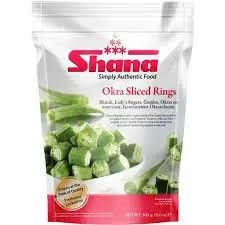 Shana Okra Slice Rings 300g