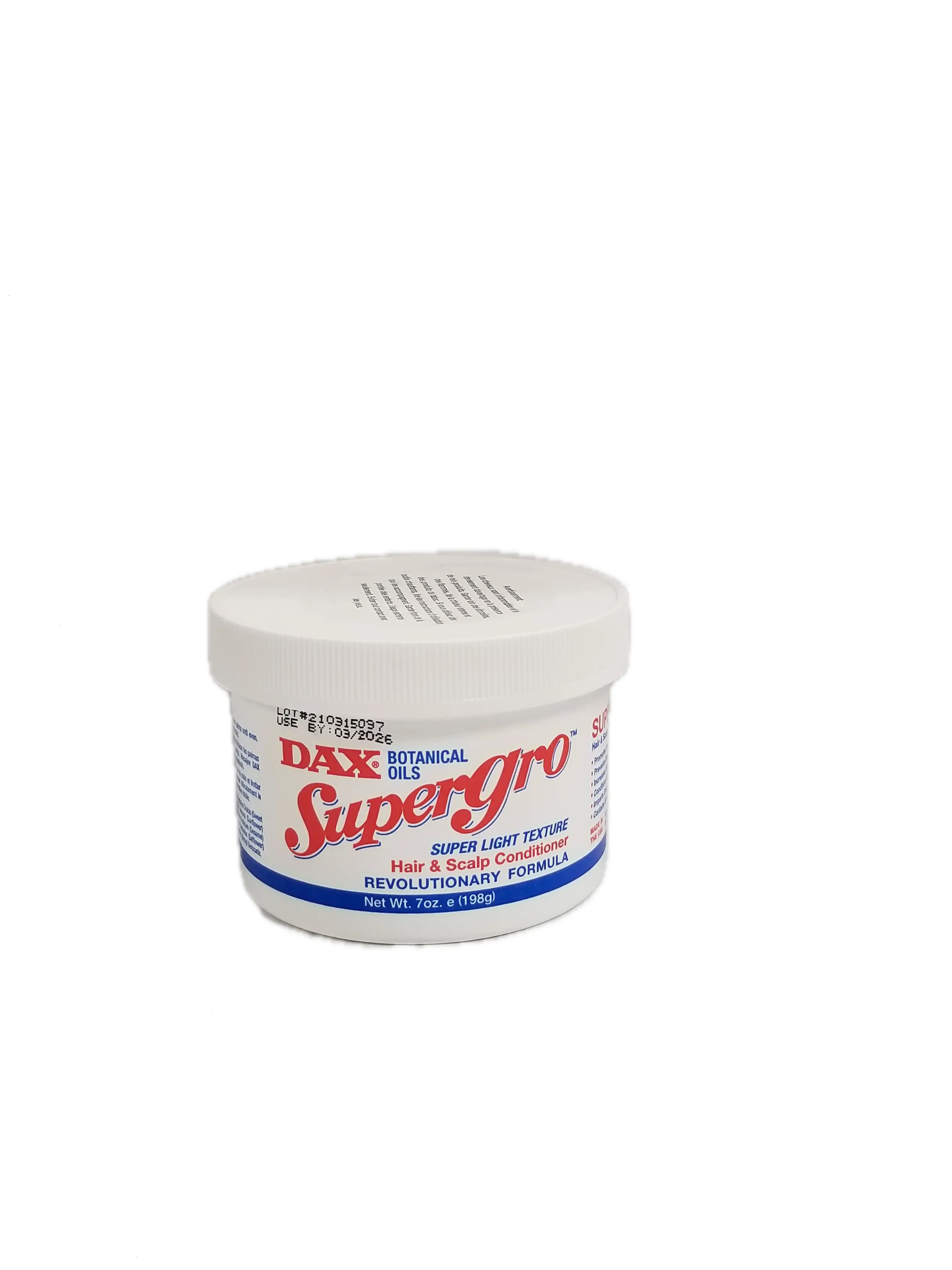 Dax Supergro Super Light Texture Hair & Scalp Conditioner 7 oz / 198g