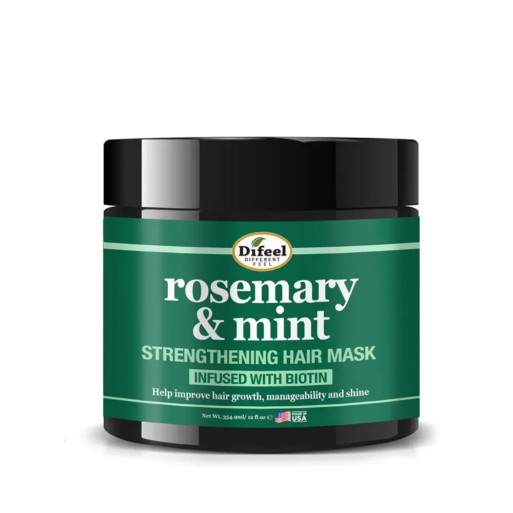 Difeel Rosemary And Mint Hair Mask With Biotin 340g