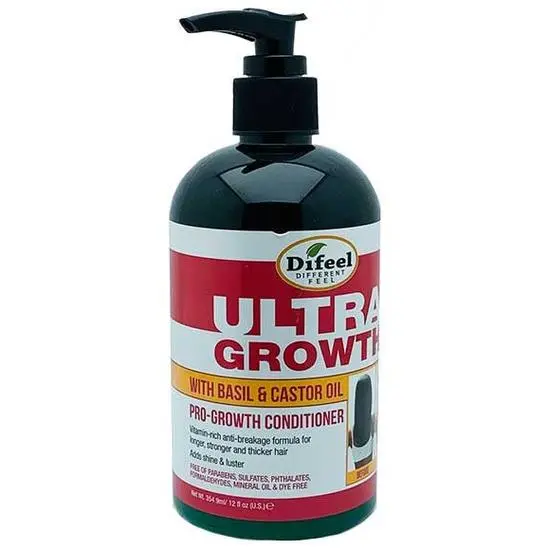 Difeel Ultra Growth Conditioner With Basil & Castor 354.9ml