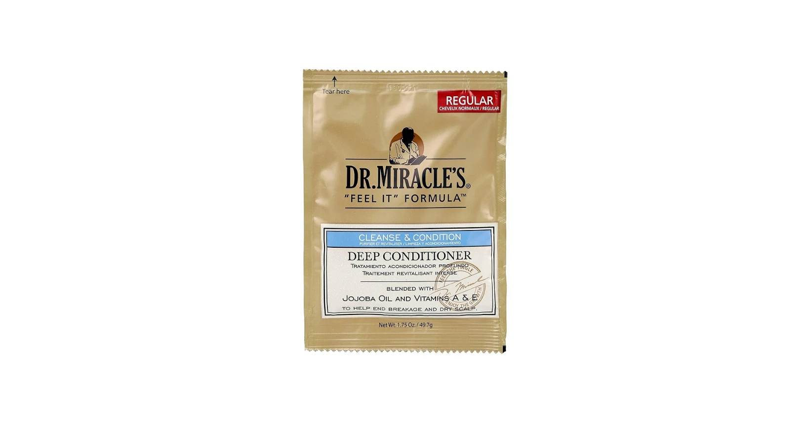 Dr. Miracle's Feel It Formula Deep Conditioner Regular 1.75 oz / 49.7g