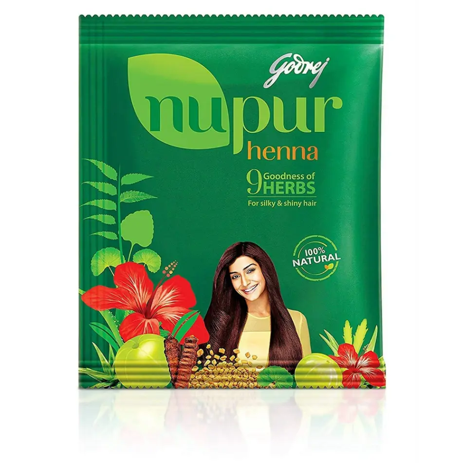 Godrej Nupur Henna with Goodness of 9 Herbs 120g
