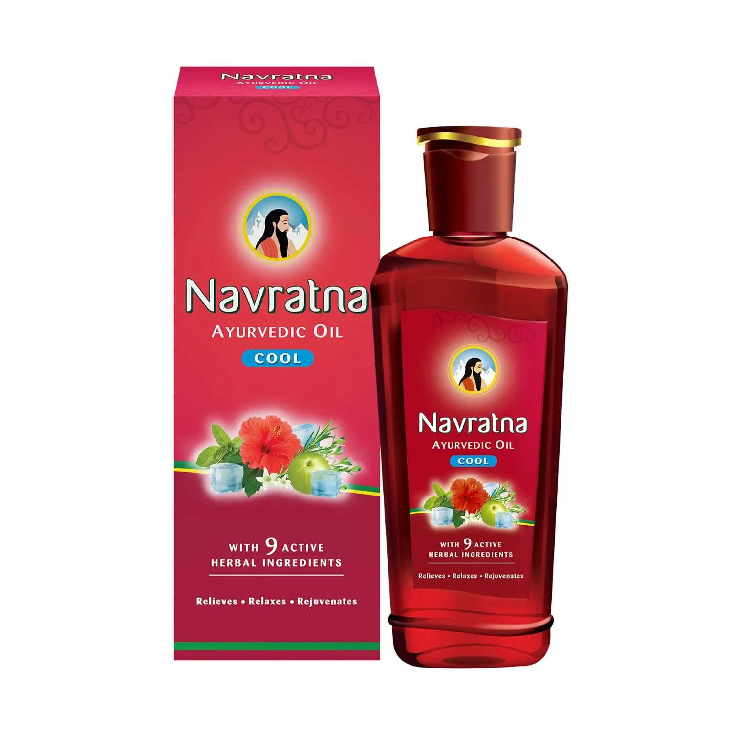 Navratna Ayurvedic Oil Cool Hair Oil 270ml