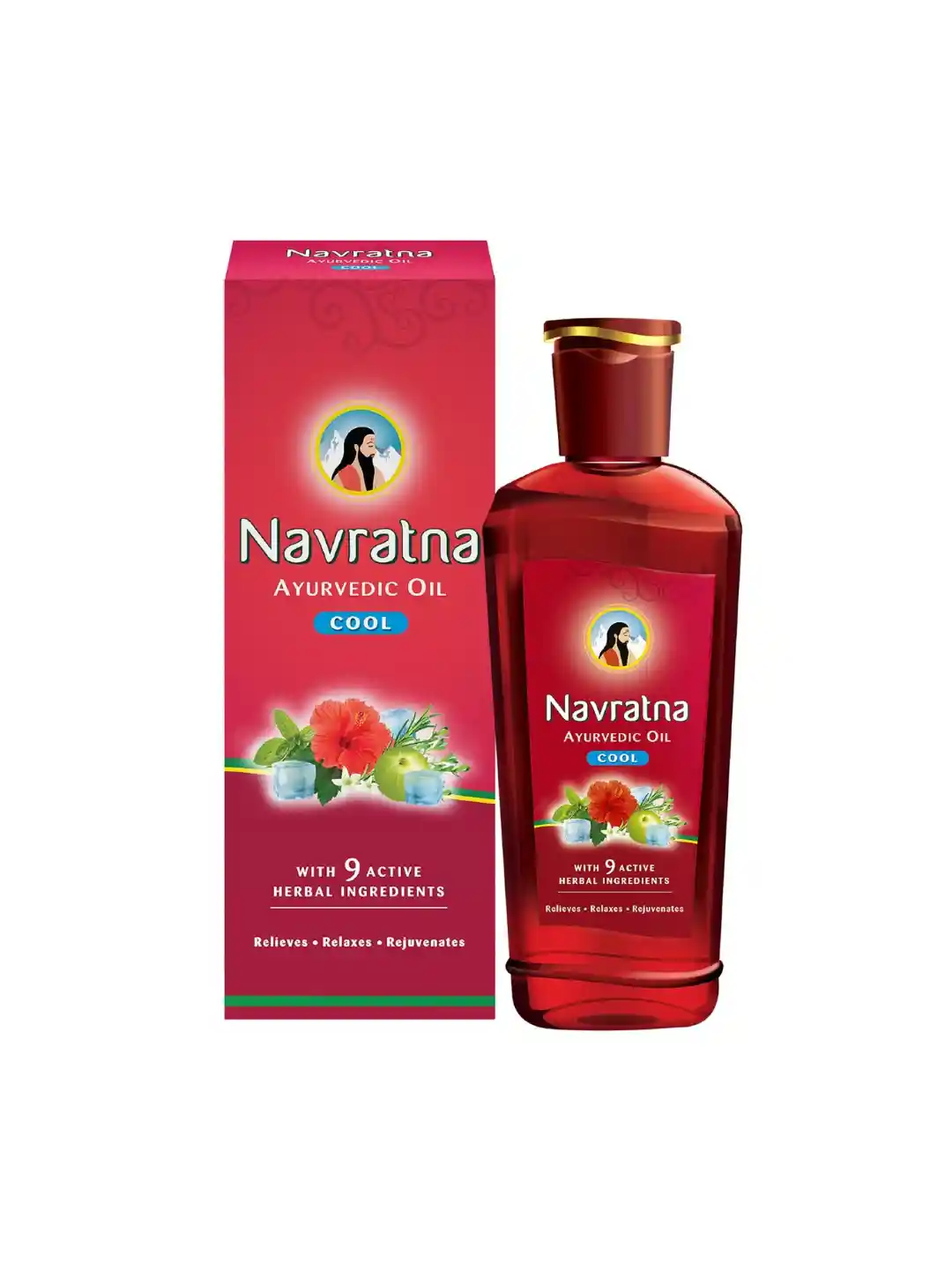 Navratna Ayurvedic Oil Cool Hair Oil 90ml