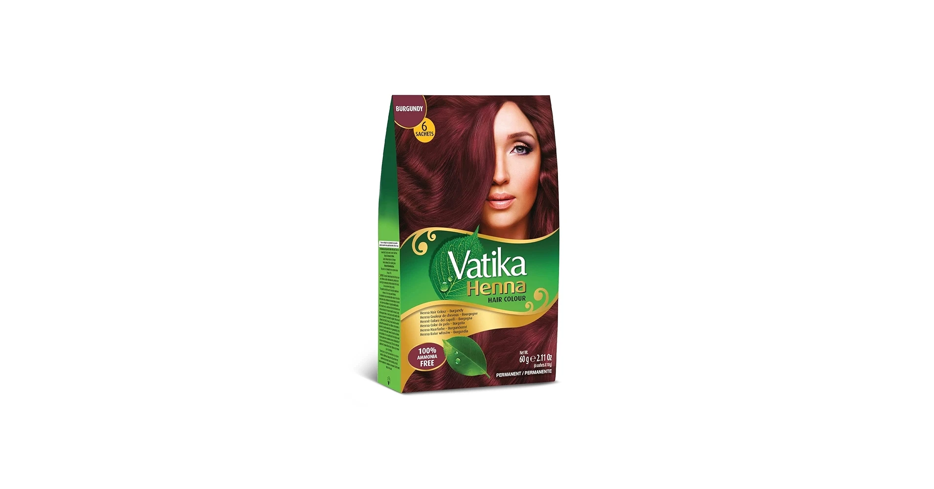 Vatika Henna Burgundy Hair Color