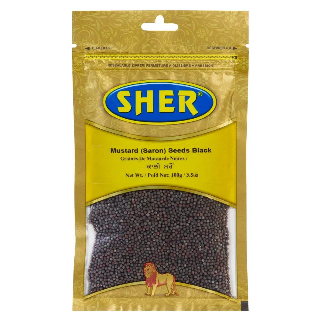 Sher Mustard (Saron) Seeds Black 100g