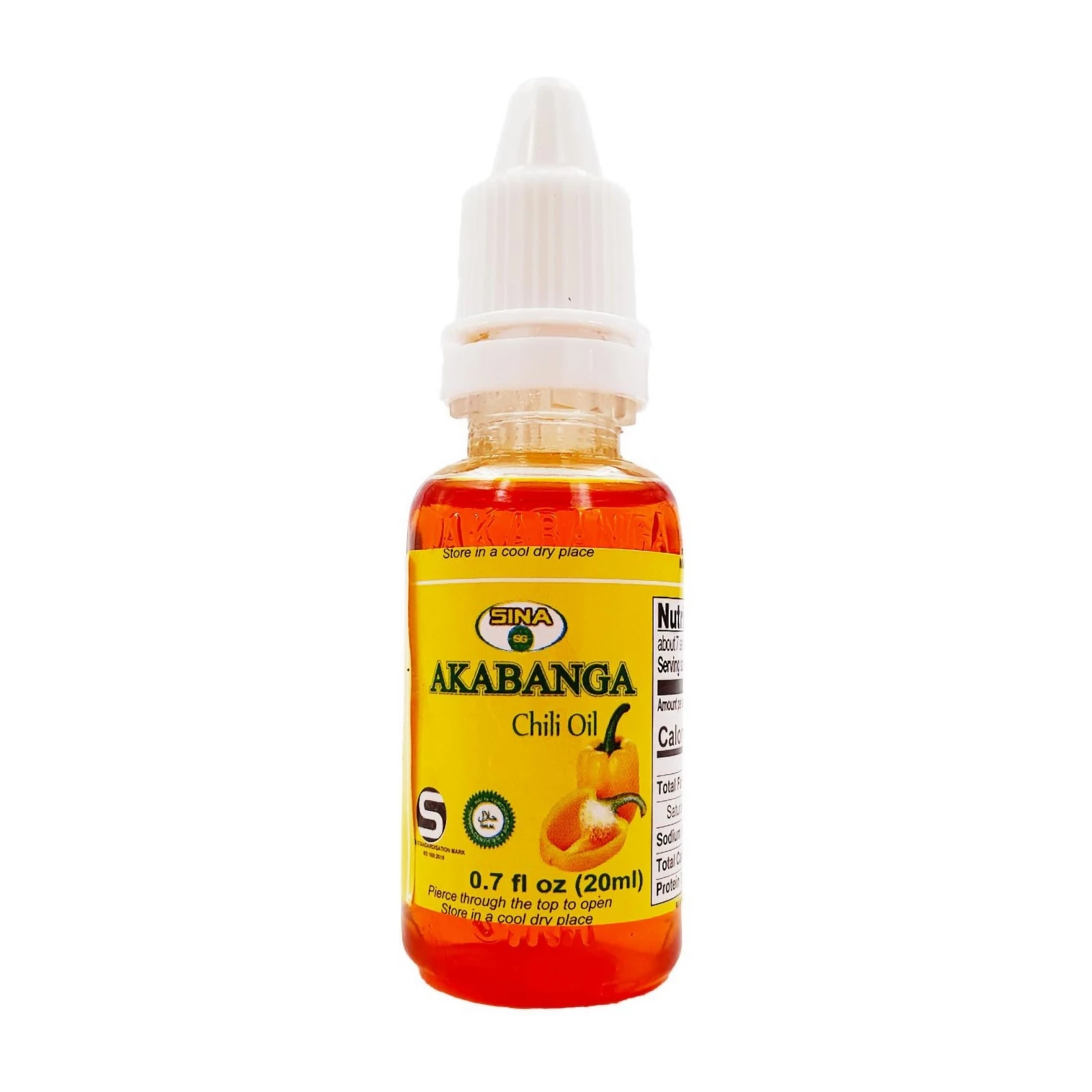 Sina Akabanga Hot Pepper Oil 1ml