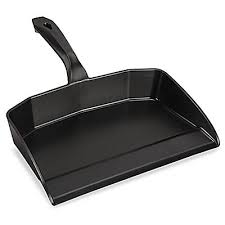 Black Plastic Dust Pan