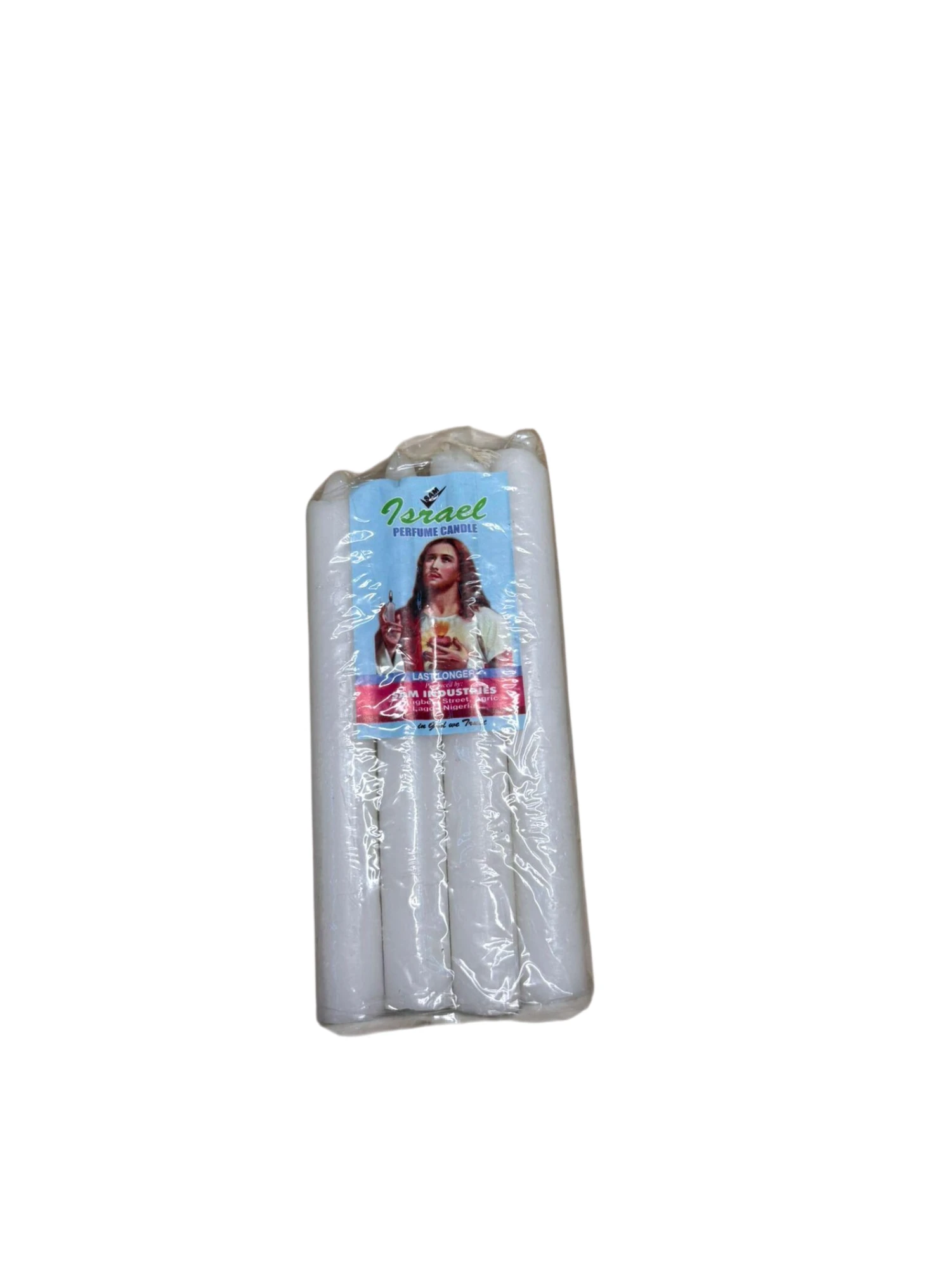 Christian Prayer Candle – Faith Inspired Candle (White)