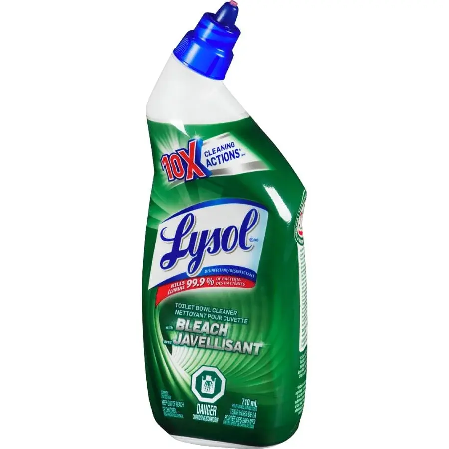 Lysol Disinfectant Toilet Bowl Cleaner With Bleach 710ml