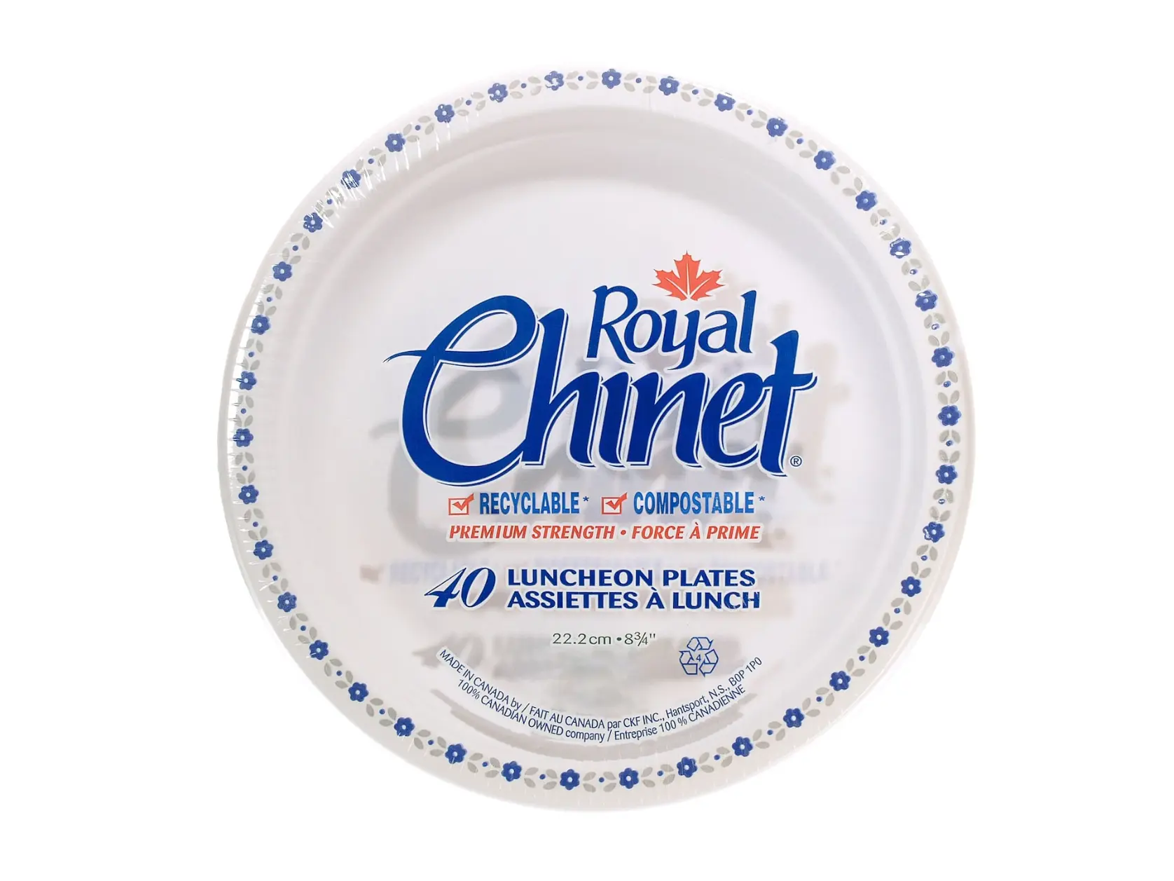 Small Royal Chinet Dessert Plates 20pk