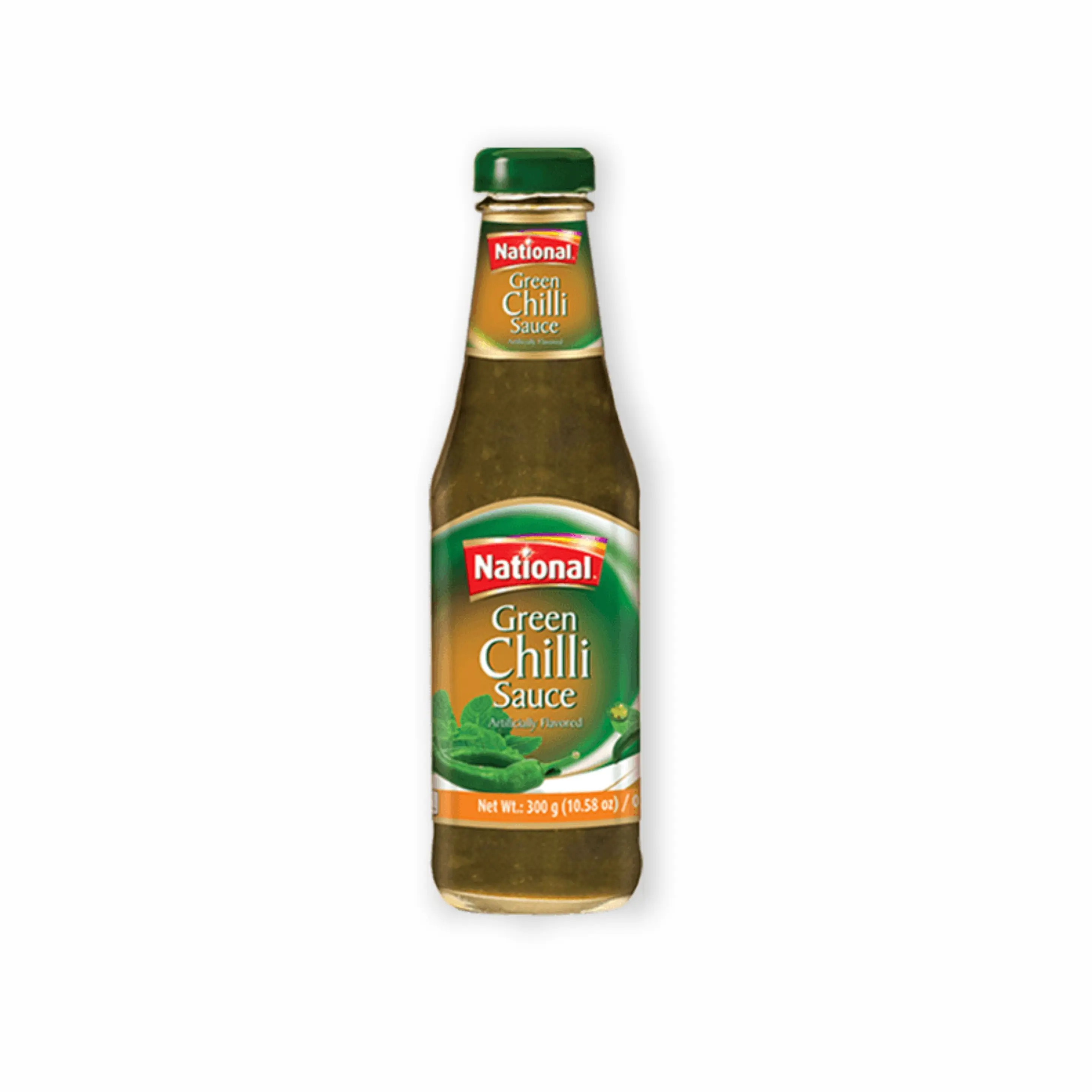 National Sauce Sml Green Chilli 300g