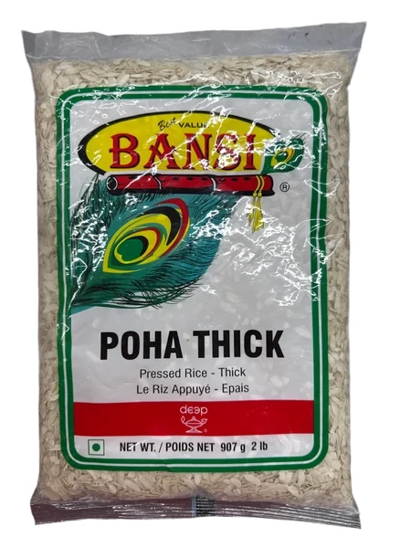 Bansi Poha Thick Pressed Rice-Thick 907g / 2lb