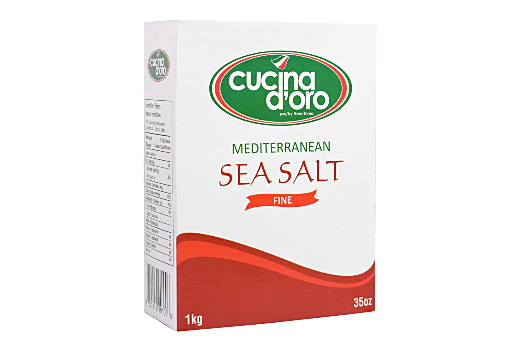 Cucina D'oro Fine Sea Salt 1kg