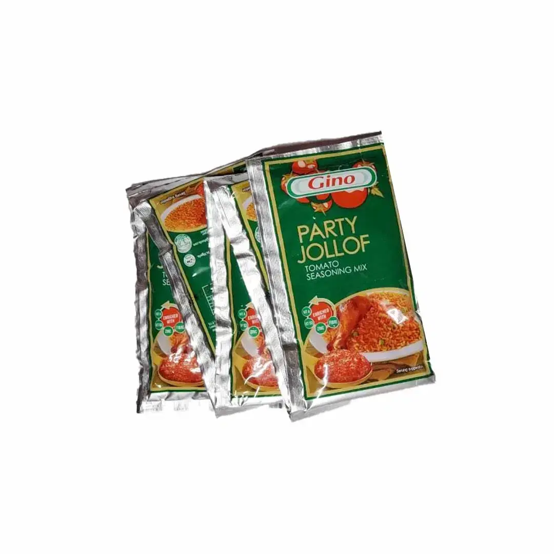 Ddg African Foodhub Gino Party Jollof Tomatoe Seasoning Mix (50G X 50 Sachets), 2.5Kg