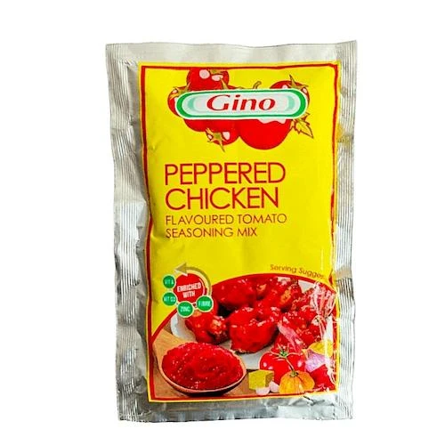 Gino Peppered Chicken Flavoured Tomato Seasoning Mix 50g