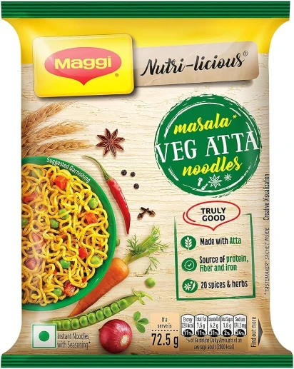 Maggi Indian Masala Nutri-licious Atta Noodles